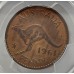 AUSTRALIA 1961Y. ONE 1 PENNY . PROOF . PCGS PR64 . PERTH